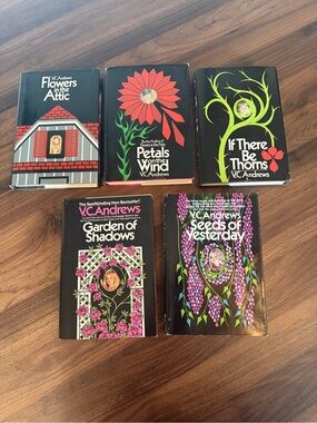 70s,80s Hardcover V.C. Andrew’s’ Dollanganger Series - 5 Books Included!